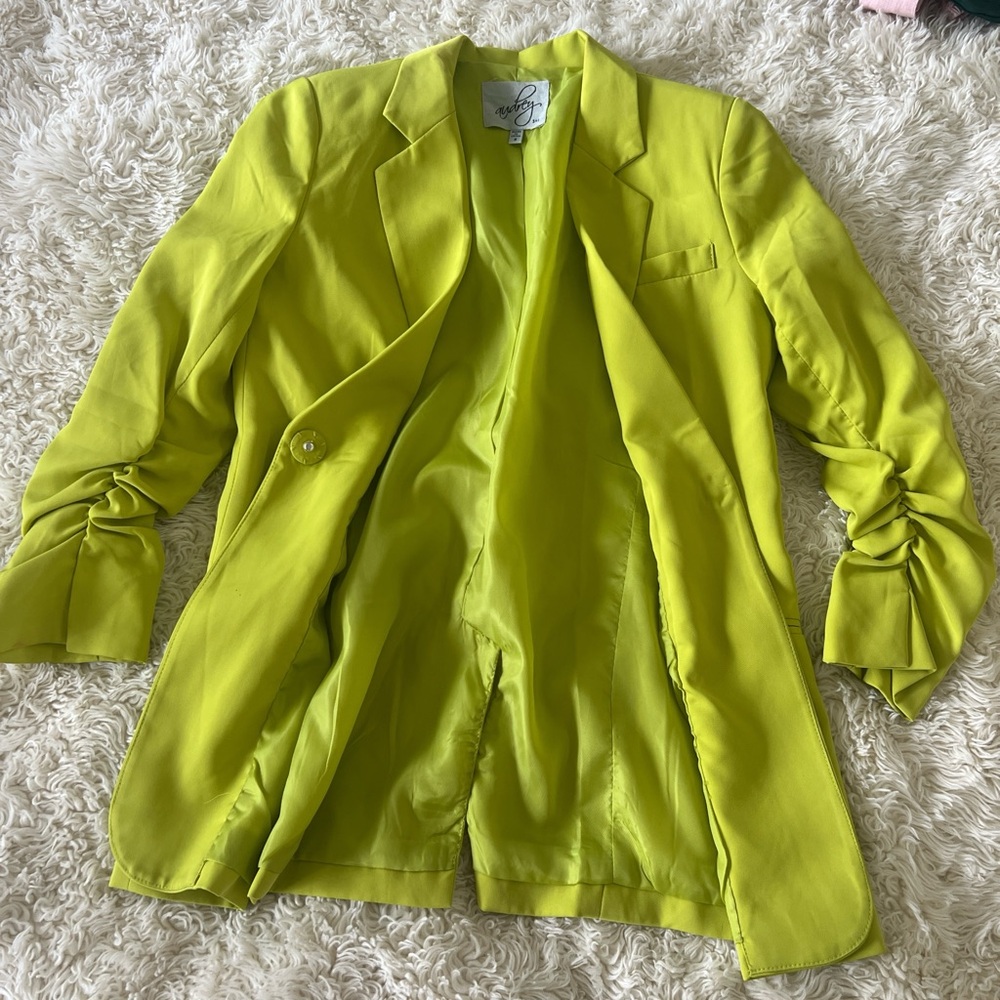 Lime Green Women's Blazer